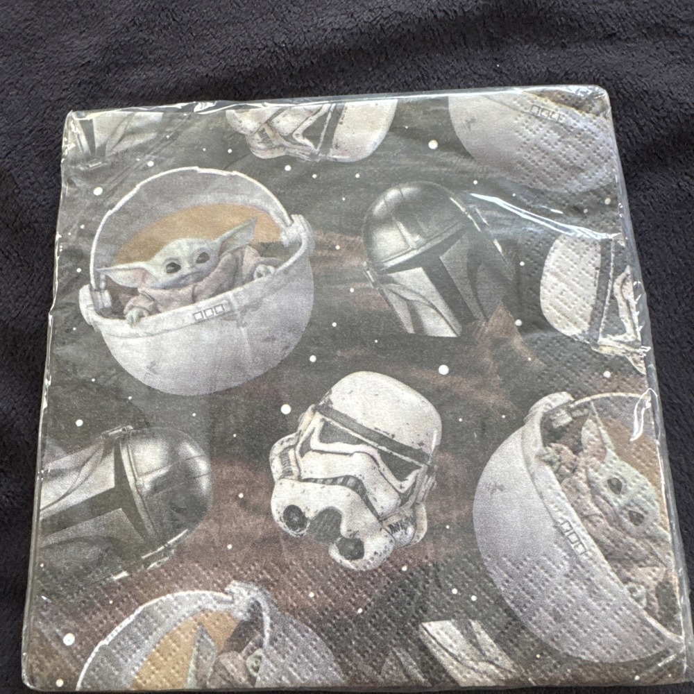 STAR WARS‎ THE MANDALORIAN - 16 CT Napkins Birthday Party